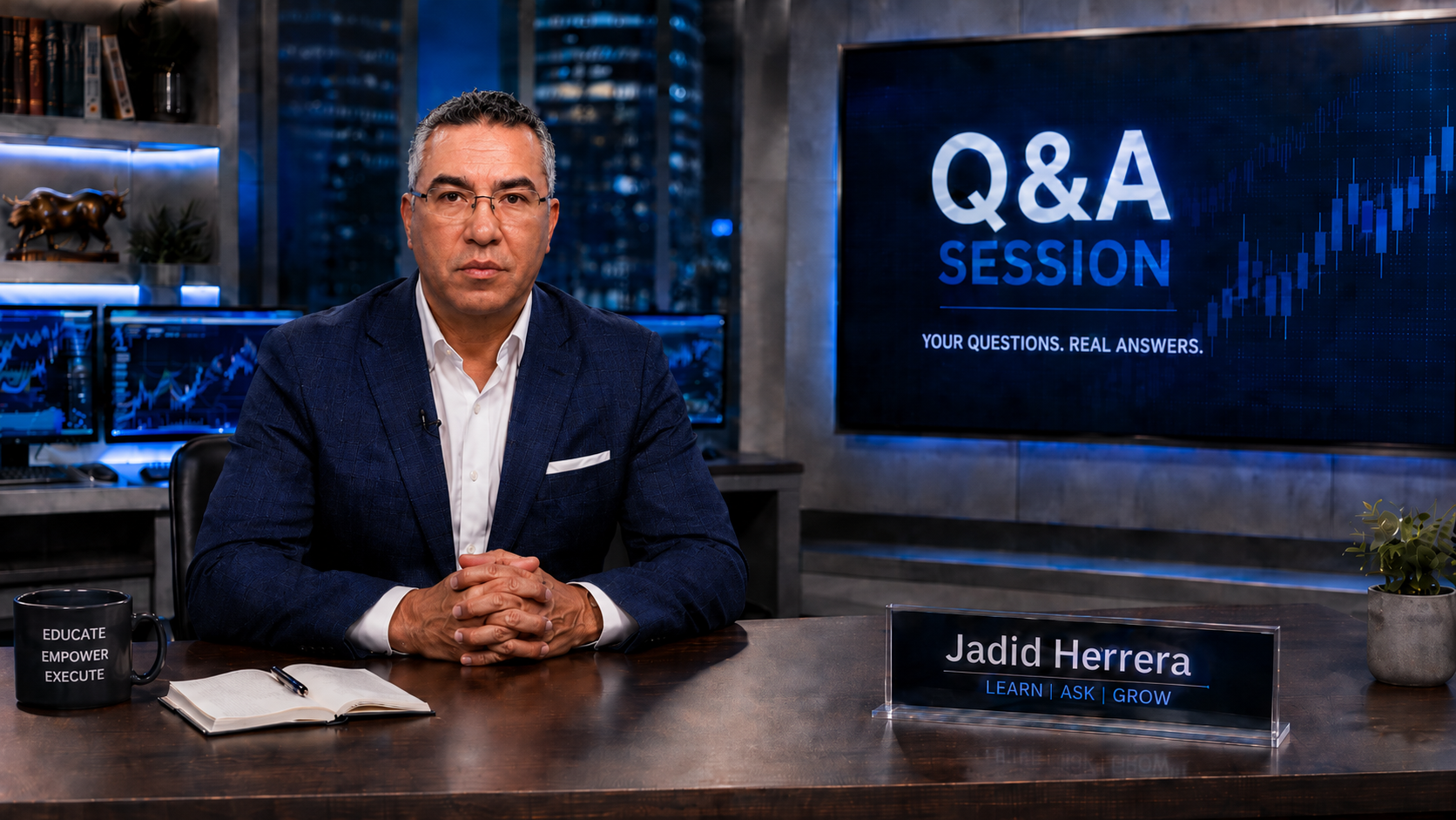 Jadid Herrera hosting the Market Ledger Q&A Session